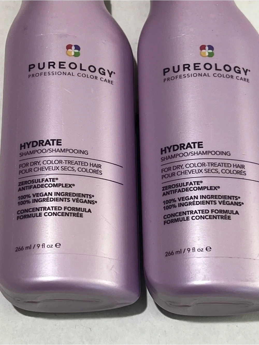 Pureology Hydrate Shampoo for Dry, Color-Treated Hair 9 fl oz (2 bottles)